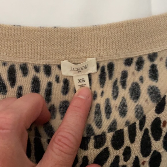 JCrew Factory leopard printed Charlie sweater - Picture 3 of 11
